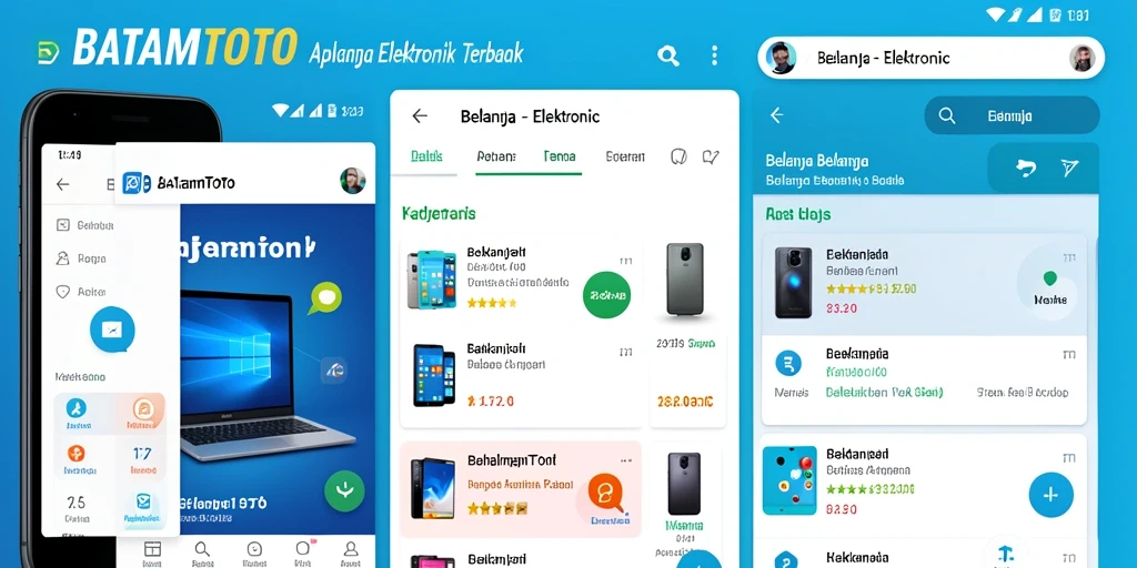 Tampilan antarmuka aplikasi BATAMTOTO yang modern dan user-friendly.
